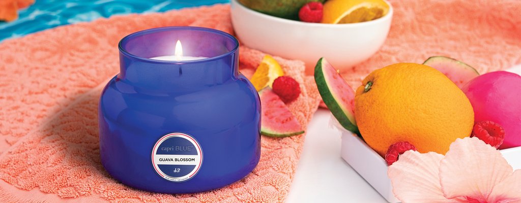 Weekend vibes tropical scented candles