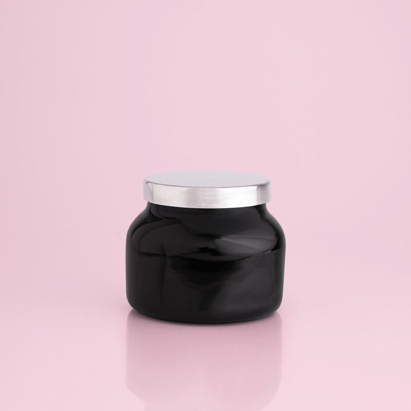 Volcano Black Petite Candle Jar, 8 oz rear product view image number 2