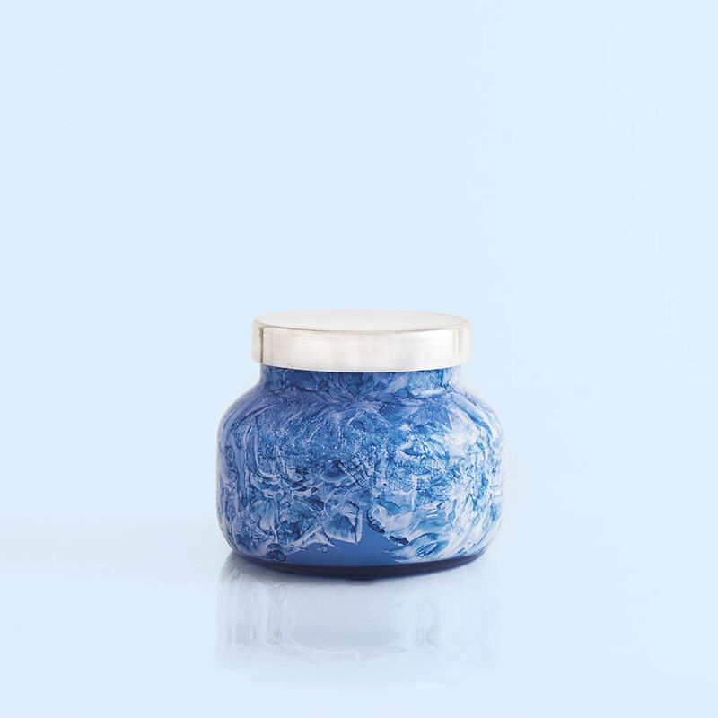 Blue Jean Watercolor Petite Jar, 8 oz alt product view image number 3