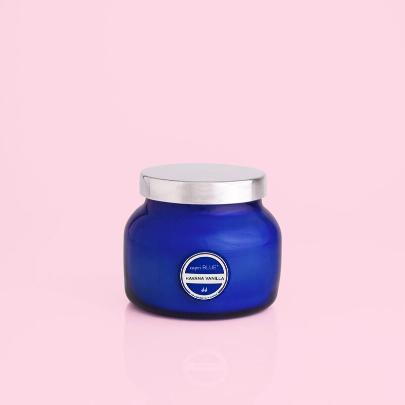 Havana Vanilla Blue Petite Candle Jar, 8oz product view image number 0
