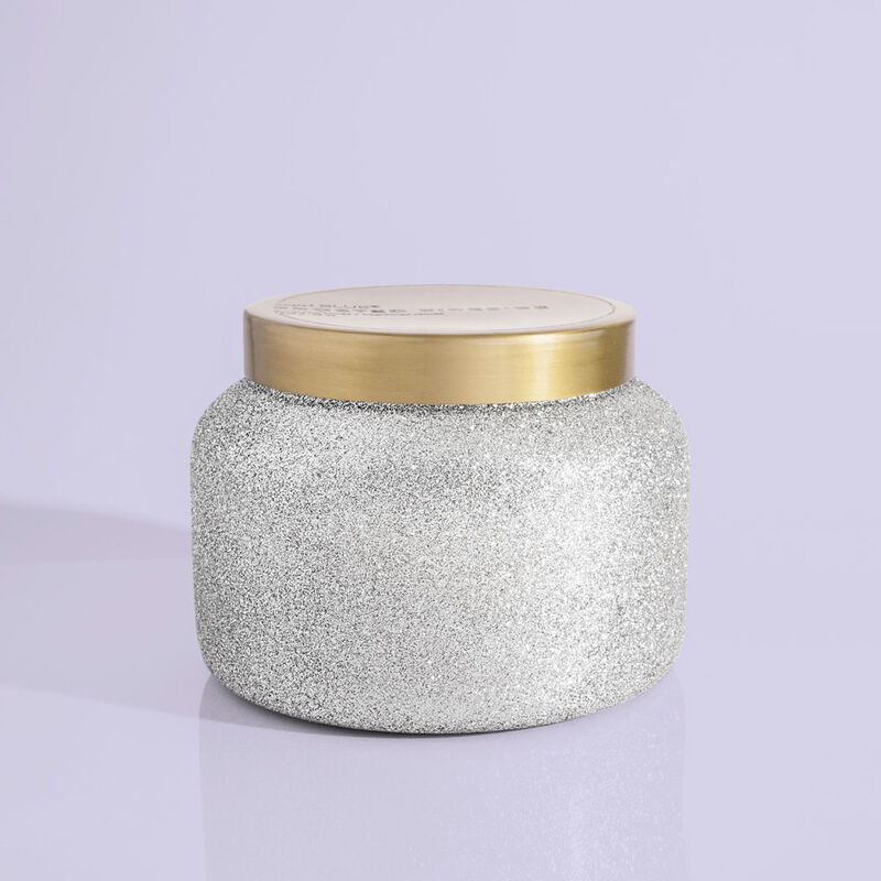 Frosted Fireside Glam Jumbo Candle Jar, 48 oz product view image number 0