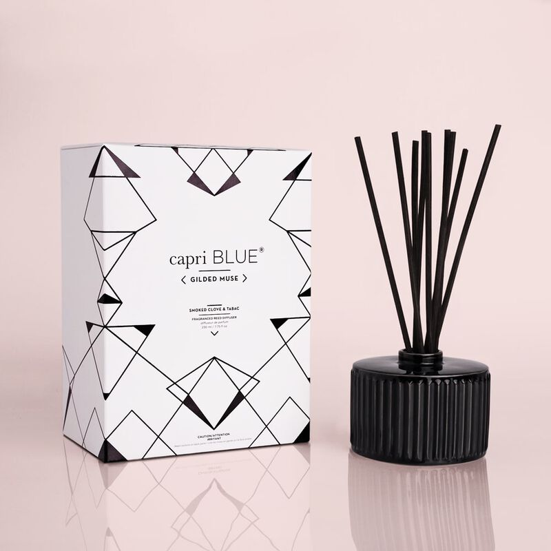 Smoked Clove & Tabac Gilded Reed Diffuser, 7.75 fl oz image number 0