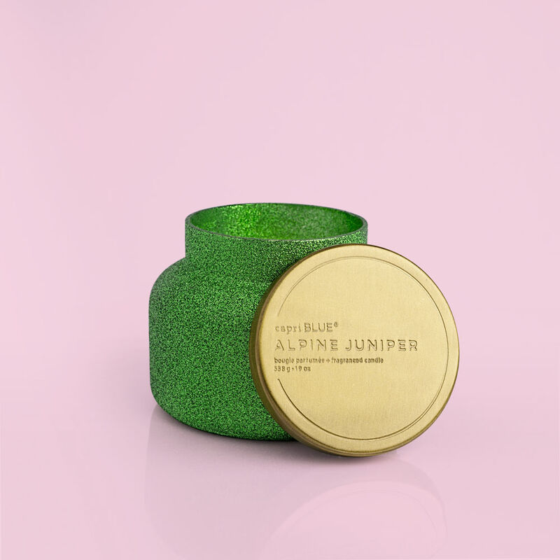 Alpine Juniper Glam Signature Jar, 19 oz product with lid off image number 3
