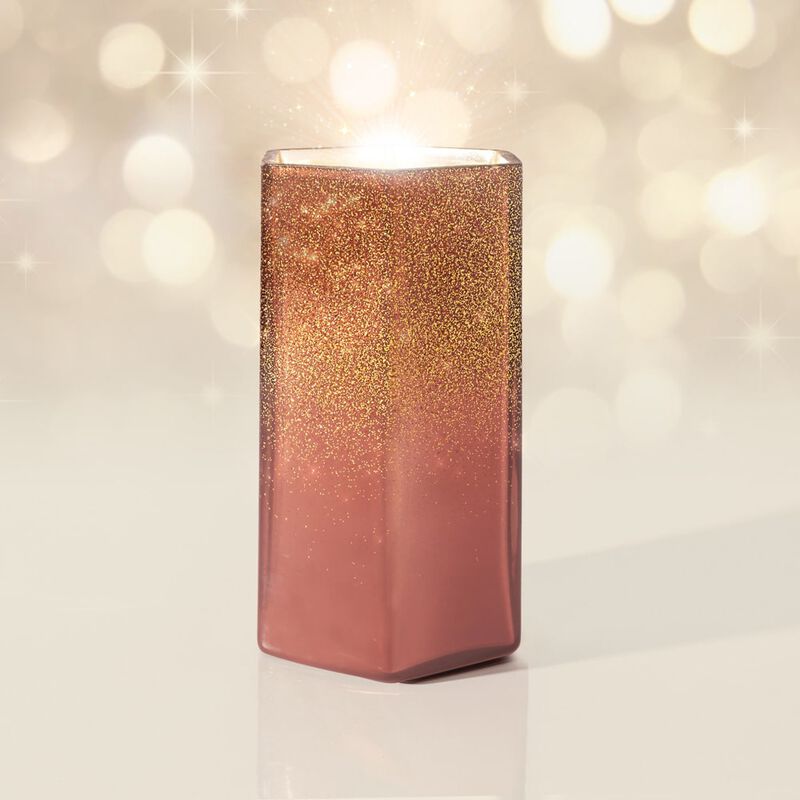 Tinsel & Spice Glitz Hexagon Candle, 17 oz product with magic image number 3