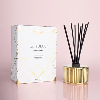 Exotic Blossom & Basil Gilded Reed Diffuser, 7.75 fl oz With Box Alt Shot 1