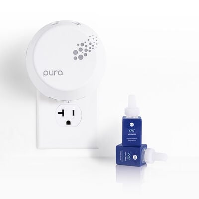 CB + Pura Smart Home Diffuser Kit, Volcano Full Product in use