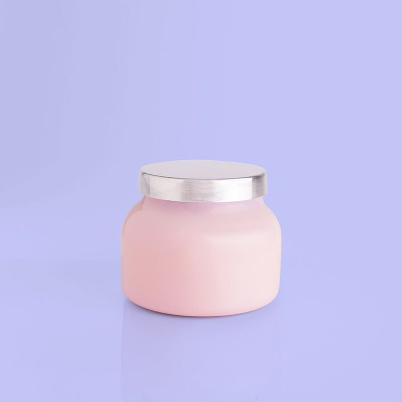 Volcano Bubblegum Petite Candle Jar, 8 oz rear product view image number 3