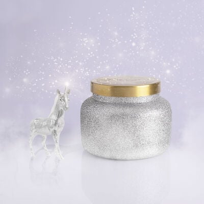 Frosted Fireside Glam Signature Candle Jar, 19 oz product in winter wonderland