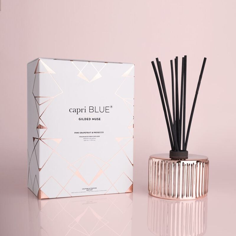 Pink Grapefruit & Prosecco Gilded Reed Diffuser, 7.75 fl oz with Box Alt Shot image number 2