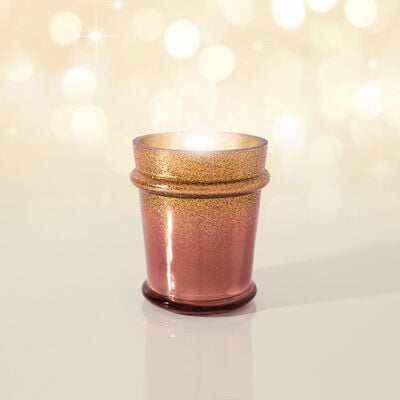 Tinsel & Spice Glitz Found Candle Glass product with magic