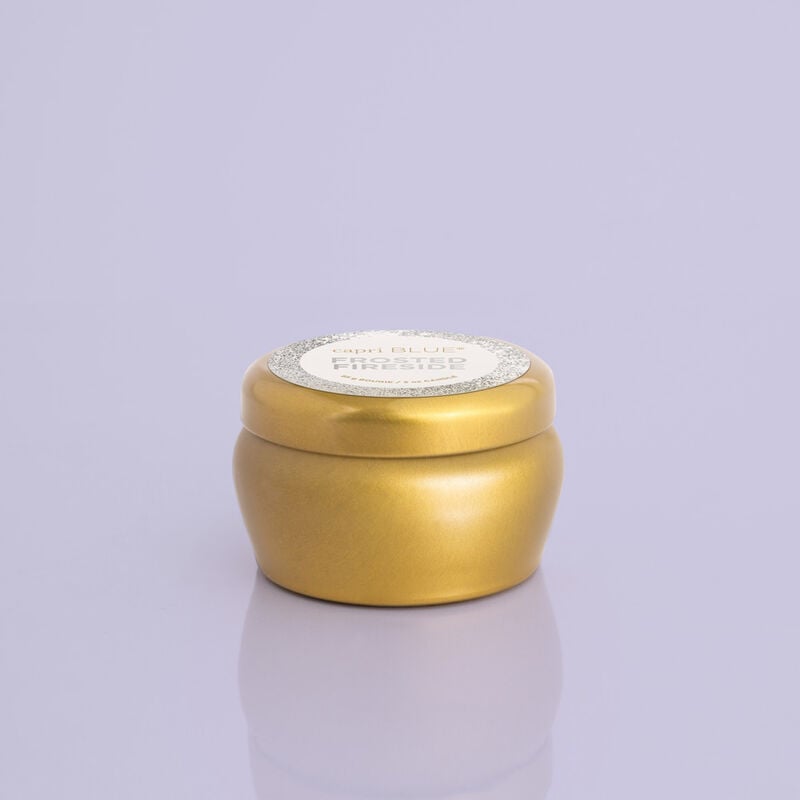 Frosted Fireside Glam Mini Candle Tin product view image number 0