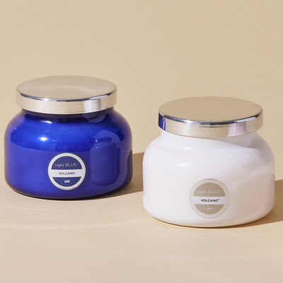 Volcano Blue & White 19oz Candle Duo