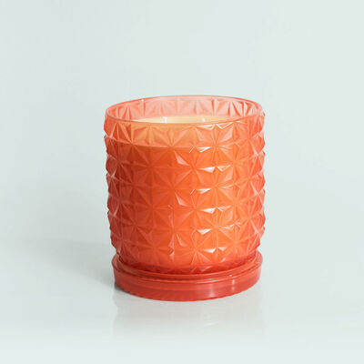 Pomegranate Citrus Jumbo Faceted Candle Jar, 30 oz Candle without Lid