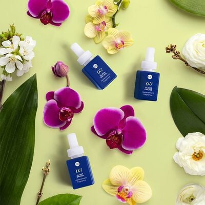 CB+ Pura Diffuser Refill, Aloha Orchid refills with Aloha Orchid fragrance notes
