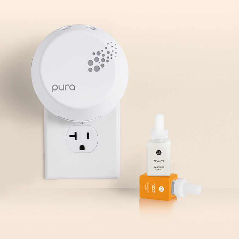 CB + Pura Smart Home Diffuser Kit, Pumpkin Dulce & Volcano is a must have gift set image number 2