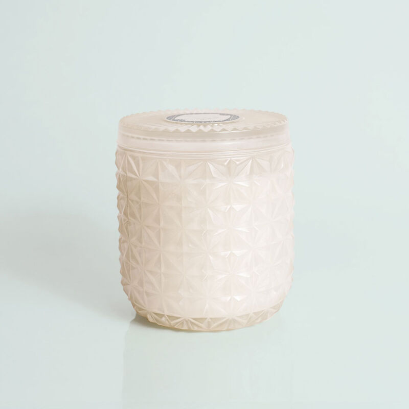 Modern Mint Jumbo Faceted Candle Jar, 30 oz Candle with Lid image number 1