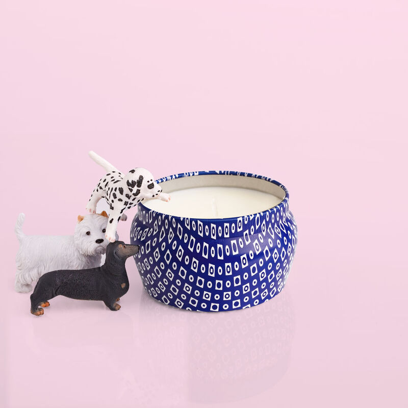 Havana Vanilla Blue Mini Cute Candle product with puppies image number 3